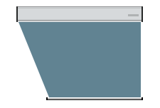 Left Side Taper Shape