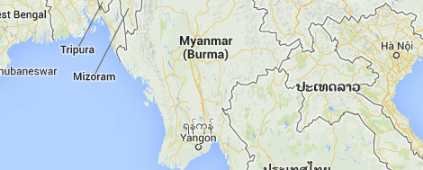 Myanmar Map